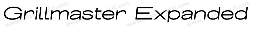 Grillmaster Expanded Black字体转换